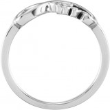 14K White Love Infinity-Inspired Ring - 51380102P photo 2