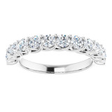 14K White 1 1/8 CTW Diamond Anniversary Band - 1239296001P photo 3