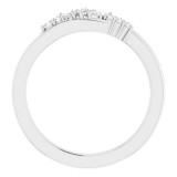 14K White 1/5 CTW Diamond Scattered Ring - 124133600P photo 2