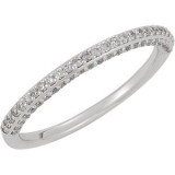 14K White 1/5 CTW Diamond Band - 68925100P photo