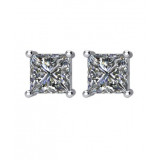 14K White 1 CTW Diamond Earrings - 6286660002P photo 2