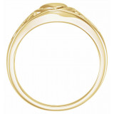 14K Yellow Heart Ring - R650966586P photo 2