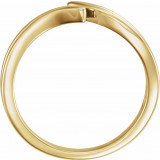14K Yellow Bypass Ring - 51709102P photo 2
