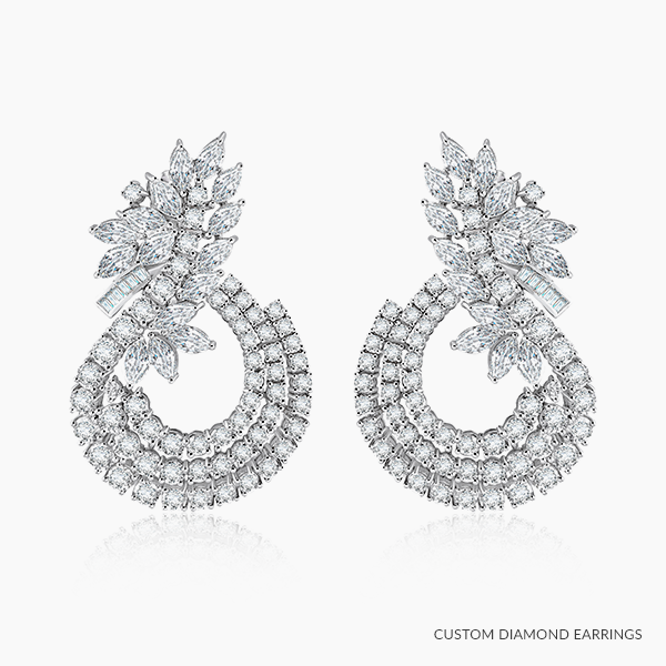 Custom Diamond Earrings